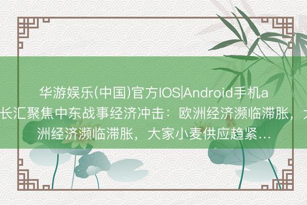 华游娱乐(中国)官方IOS|Android手机app下载 七国集团财长汇聚焦中东战事经济冲击：欧洲经济濒临滞胀，大家小麦供应趋紧…