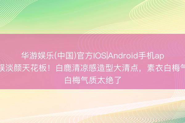 华游娱乐(中国)官方IOS|Android手机app下载 内娱淡颜天花板！白鹿清凉感造型大清点，素衣白梅气质太绝了