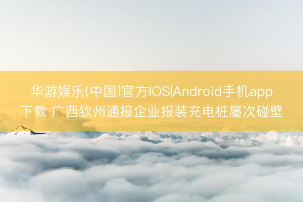 华游娱乐(中国)官方IOS|Android手机app下载 广西钦州通报企业报装充电桩屡次碰壁