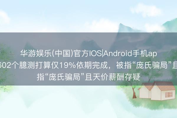 华游娱乐(中国)官方IOS|Android手机app下载 马斯克602个臆测打算仅19%依期完成，被指“庞氏骗局”且天价薪酬存疑